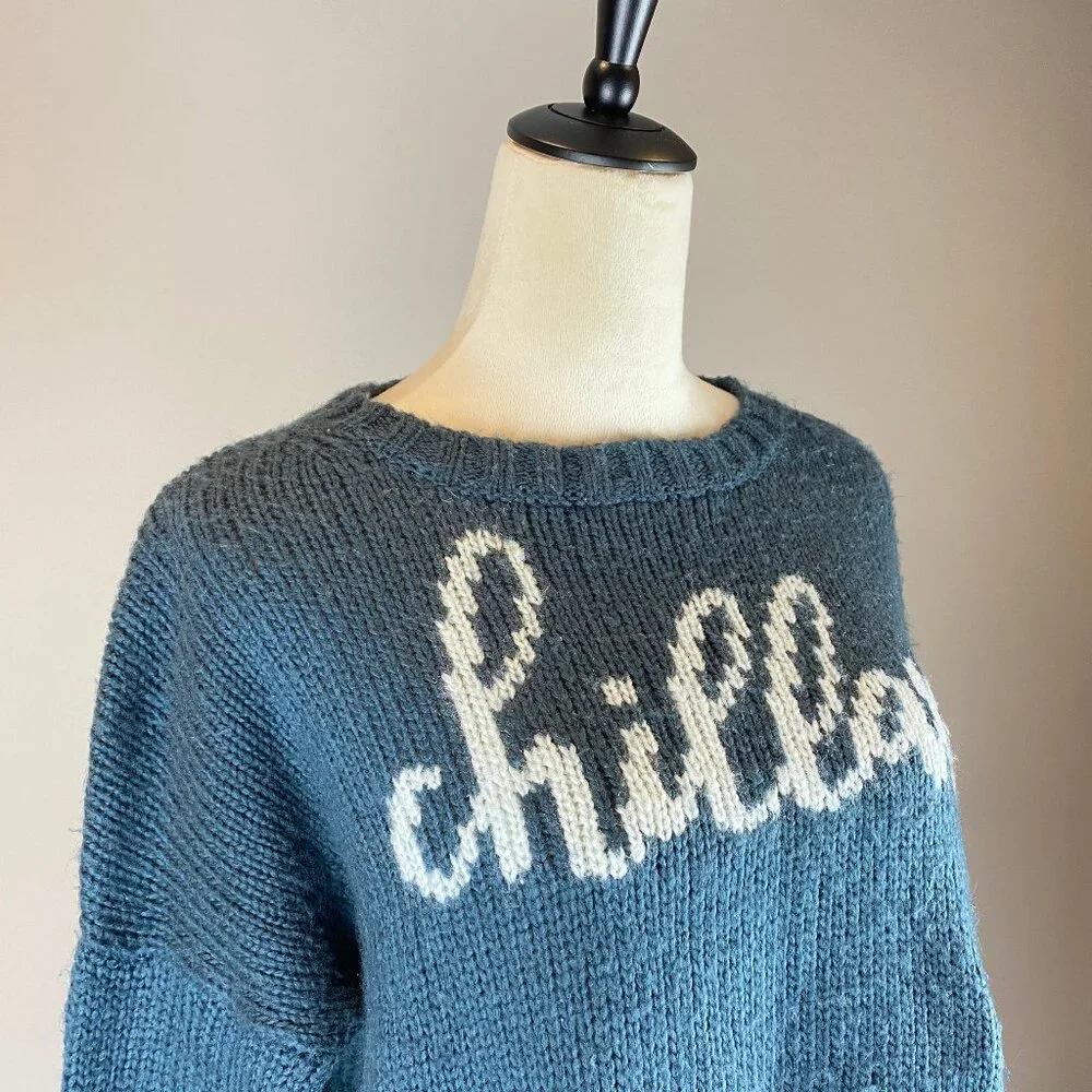 Wooden Ships ‘Chillax’ Sweater Women's Size XS / S Mohair Wool Blend - Picture 4 of 15